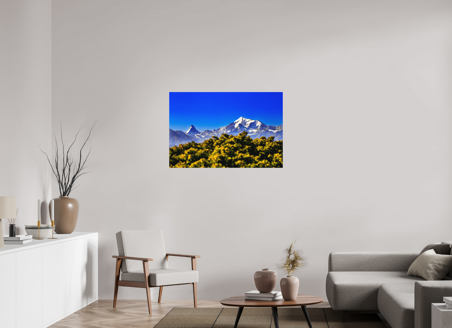 105 x 70 cm, Fine Art Print Matterhornblick