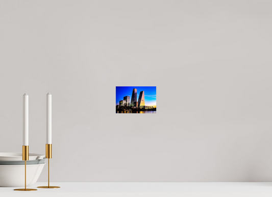 15 x 10 cm, Alu-Dibond Roche-Türme im Morgenlicht