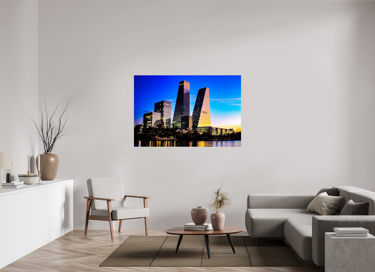 150 x 100 cm, Alu-Dibond Roche-Türme im Morgenlicht