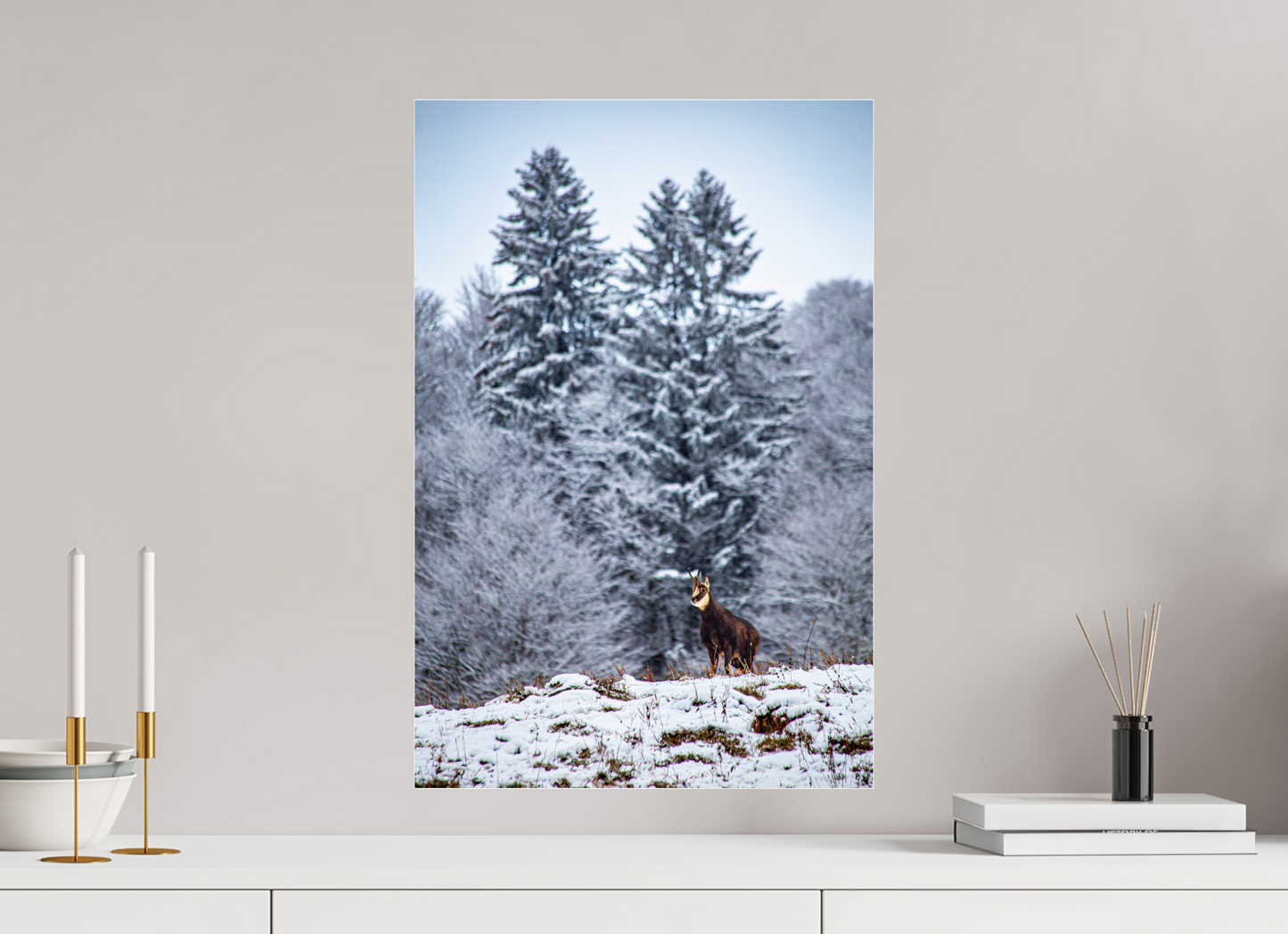40 x 60 cm, Photo Print Under Acrylic Glass Gams am Belchen