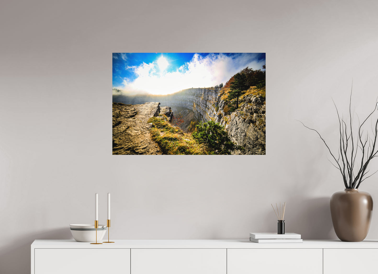 90 x 60 cm, Fine Art Print Creux du van