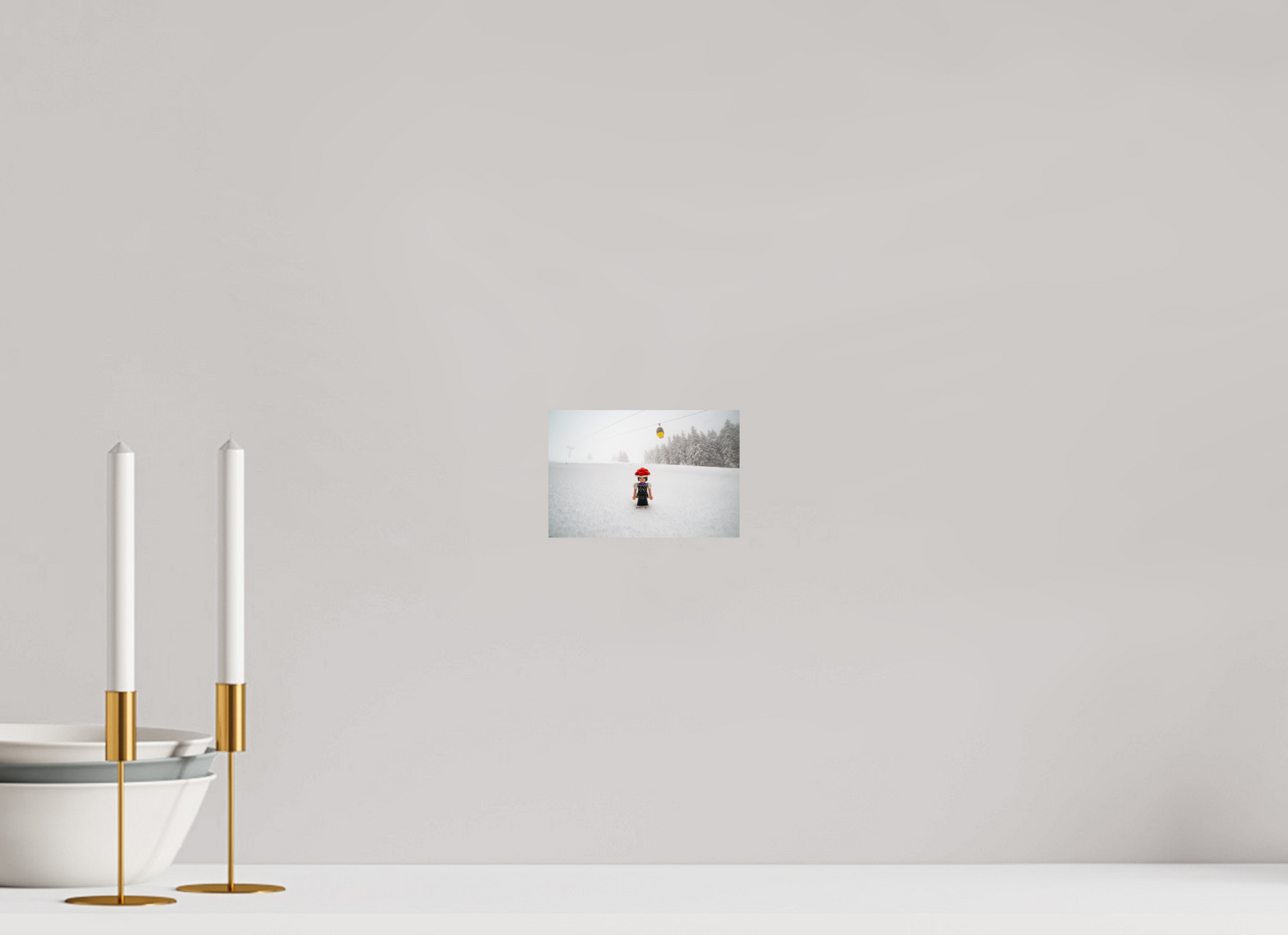 15 x 10 cm, Alu-Dibond Schwarzwaldmarie am Belchen