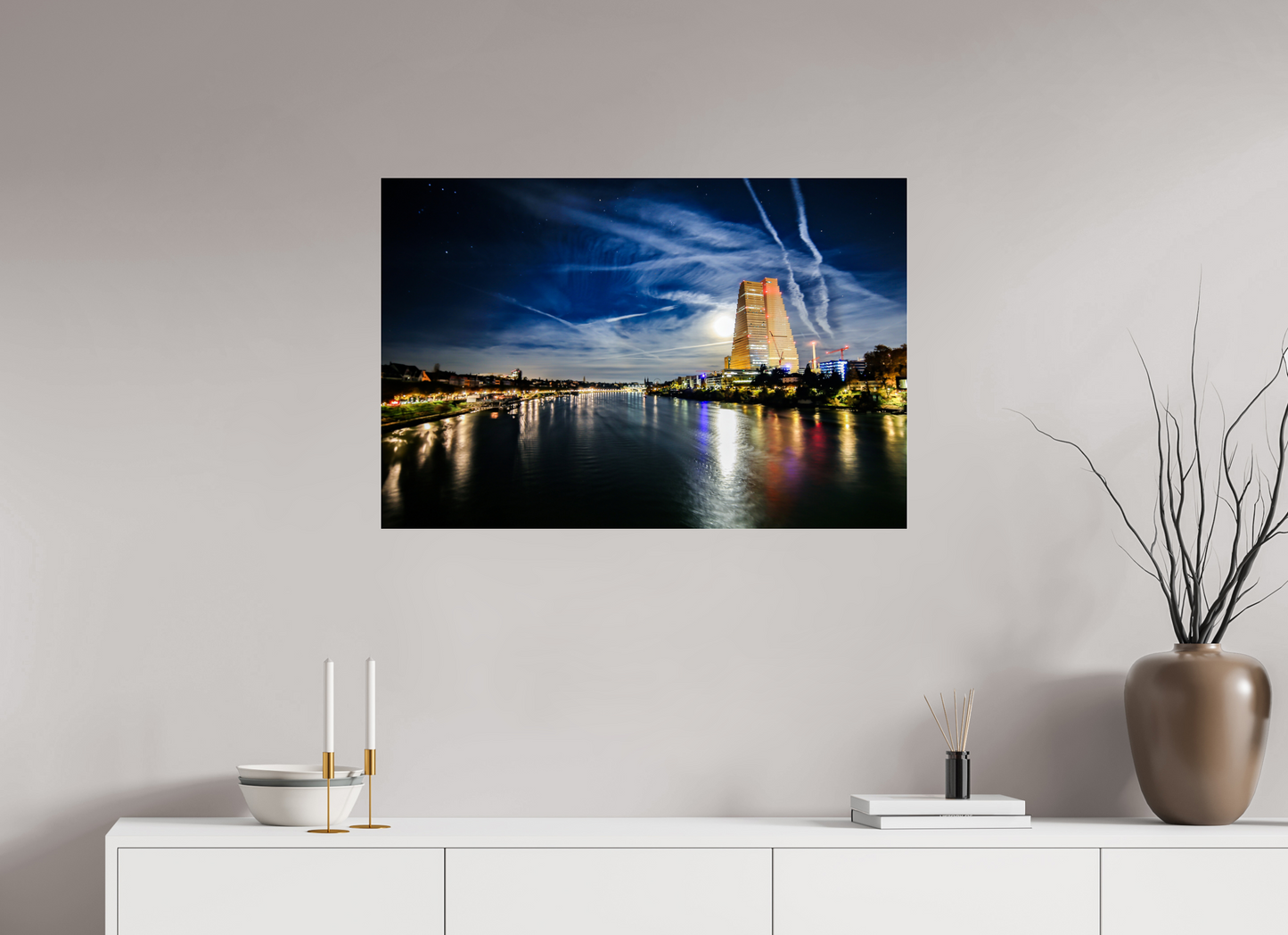 90 x 60 cm, Photo Print Under Acrylic Glass Basler Morgenstunden
