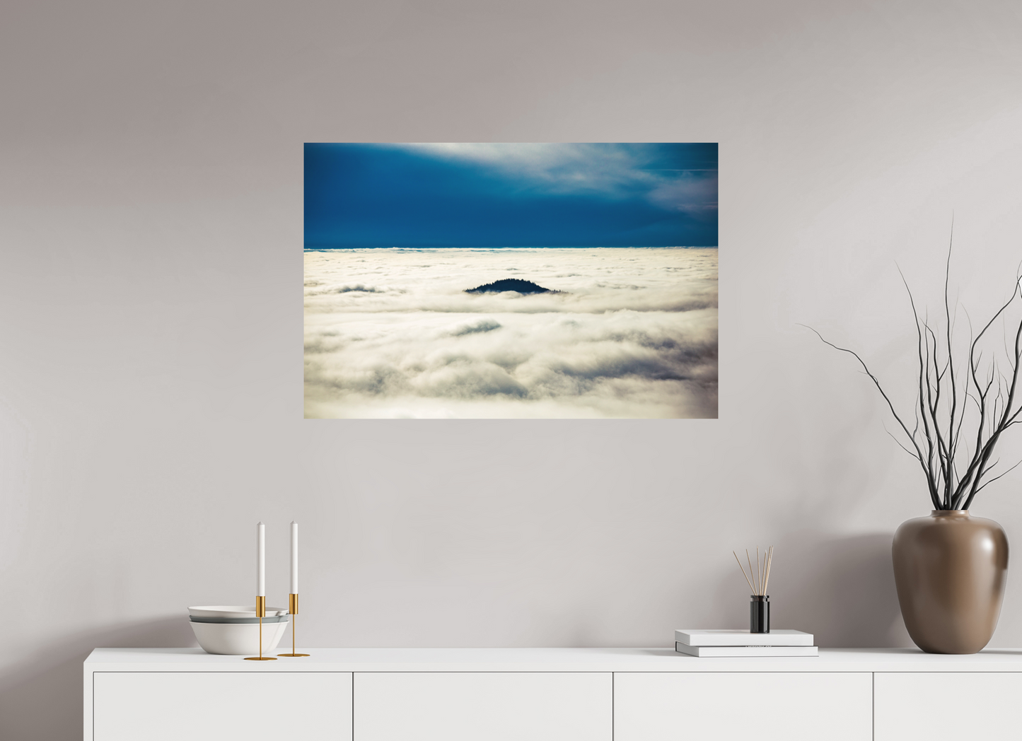 90 x 60 cm, Fine Art Print Eine Insel im Schwarzwald