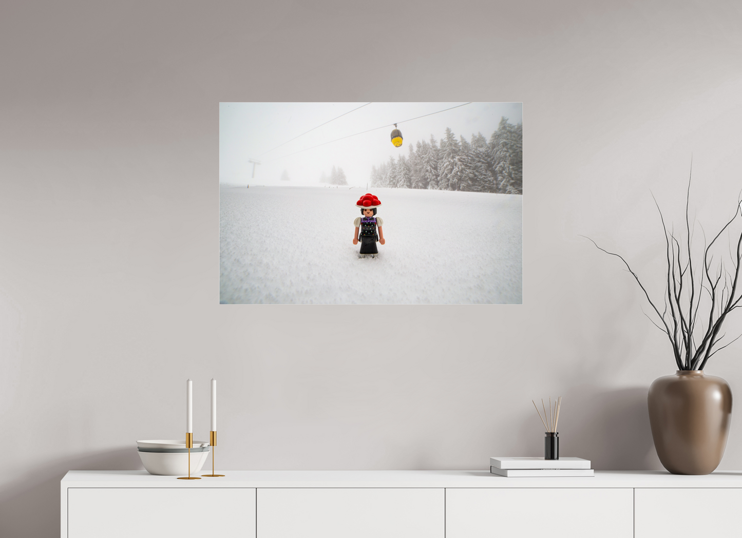 90 x 60 cm, Photo Print Under Acrylic Glass Schwarzwaldmarie am Belchen