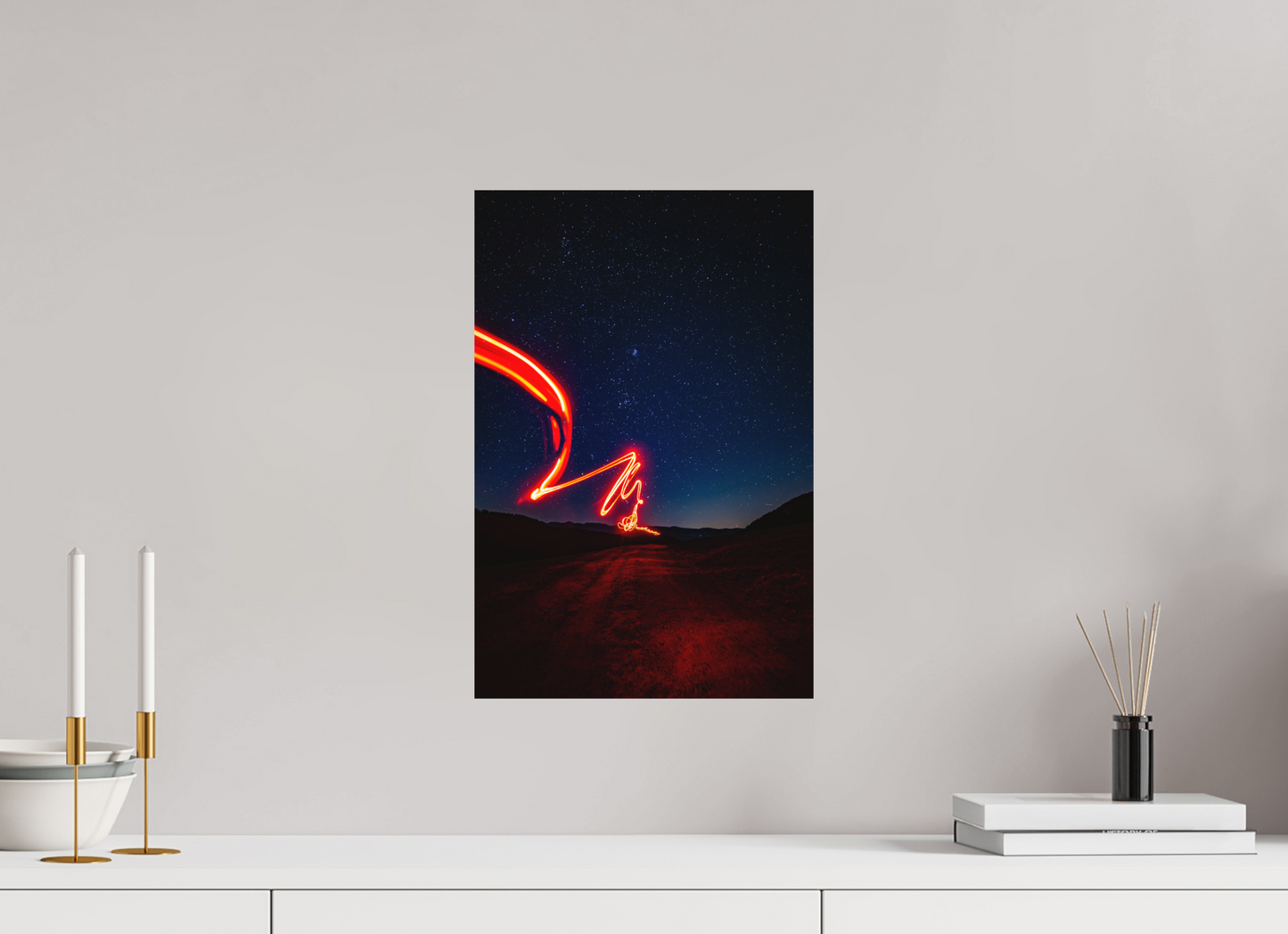 30 x 45 cm, Fine Art Print Schwarzwälder Nacht