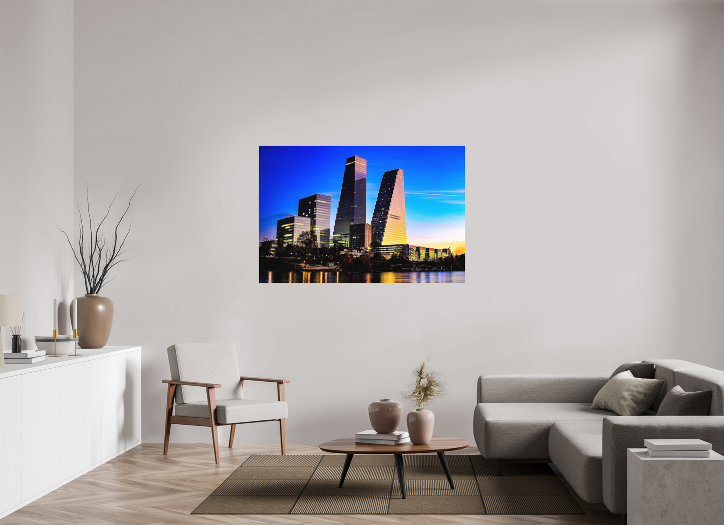 150 x 100 cm, Fine Art Print Roche-Türme im Morgenlicht