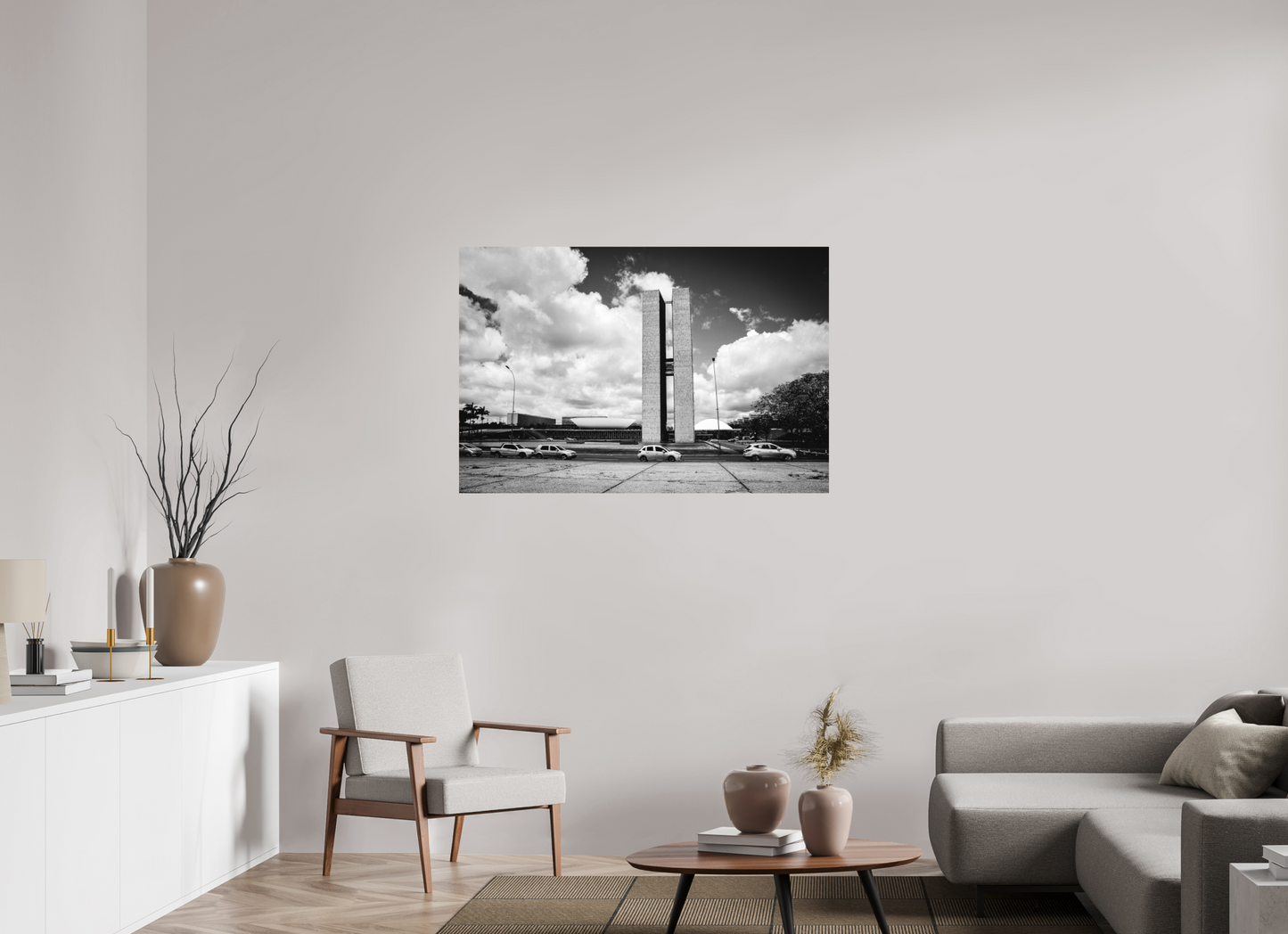 120 x 80 cm, Fine Art Print Praça dos três poderes
