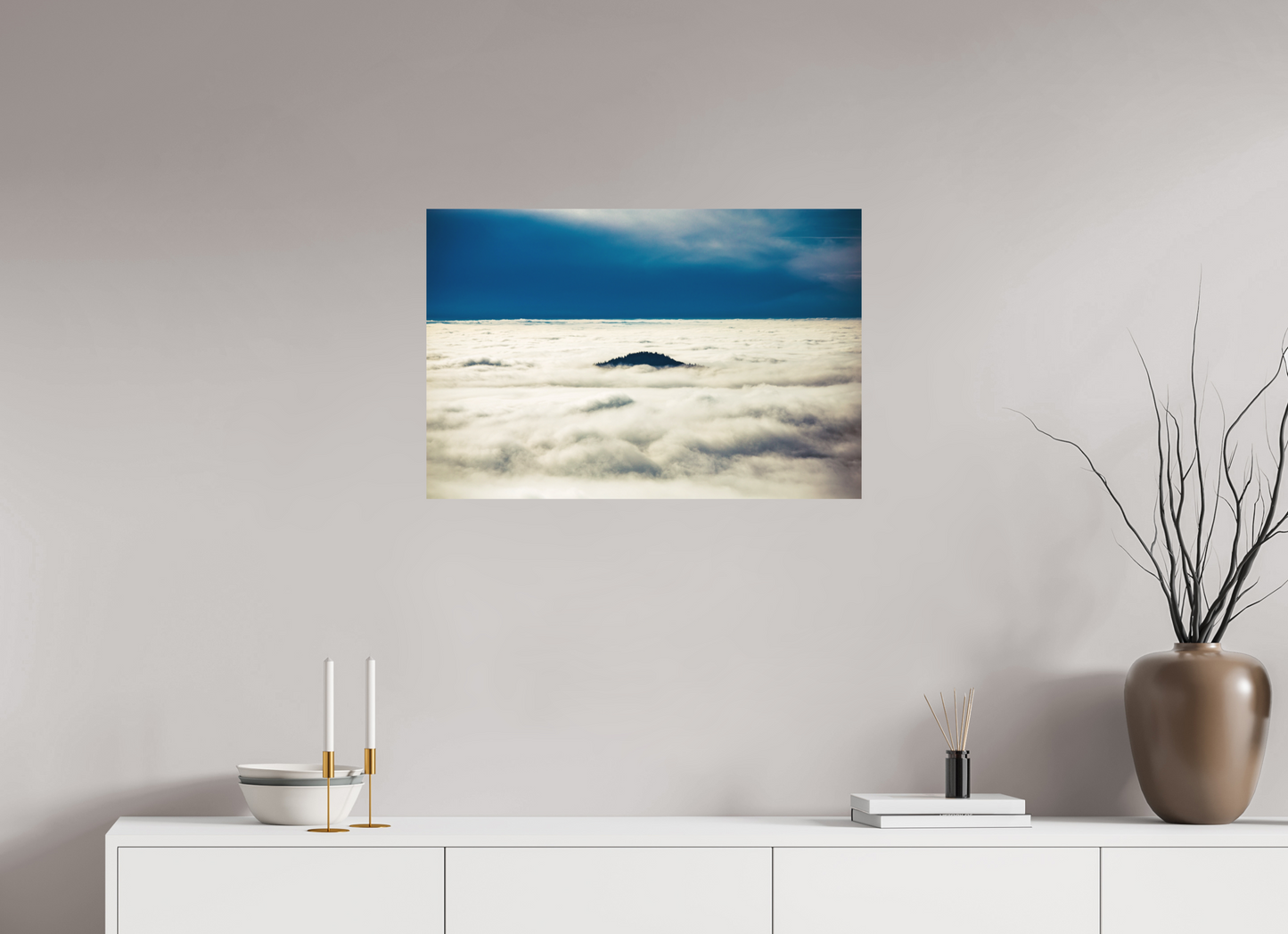 75 x 50 cm, Fine Art Print Eine Insel im Schwarzwald