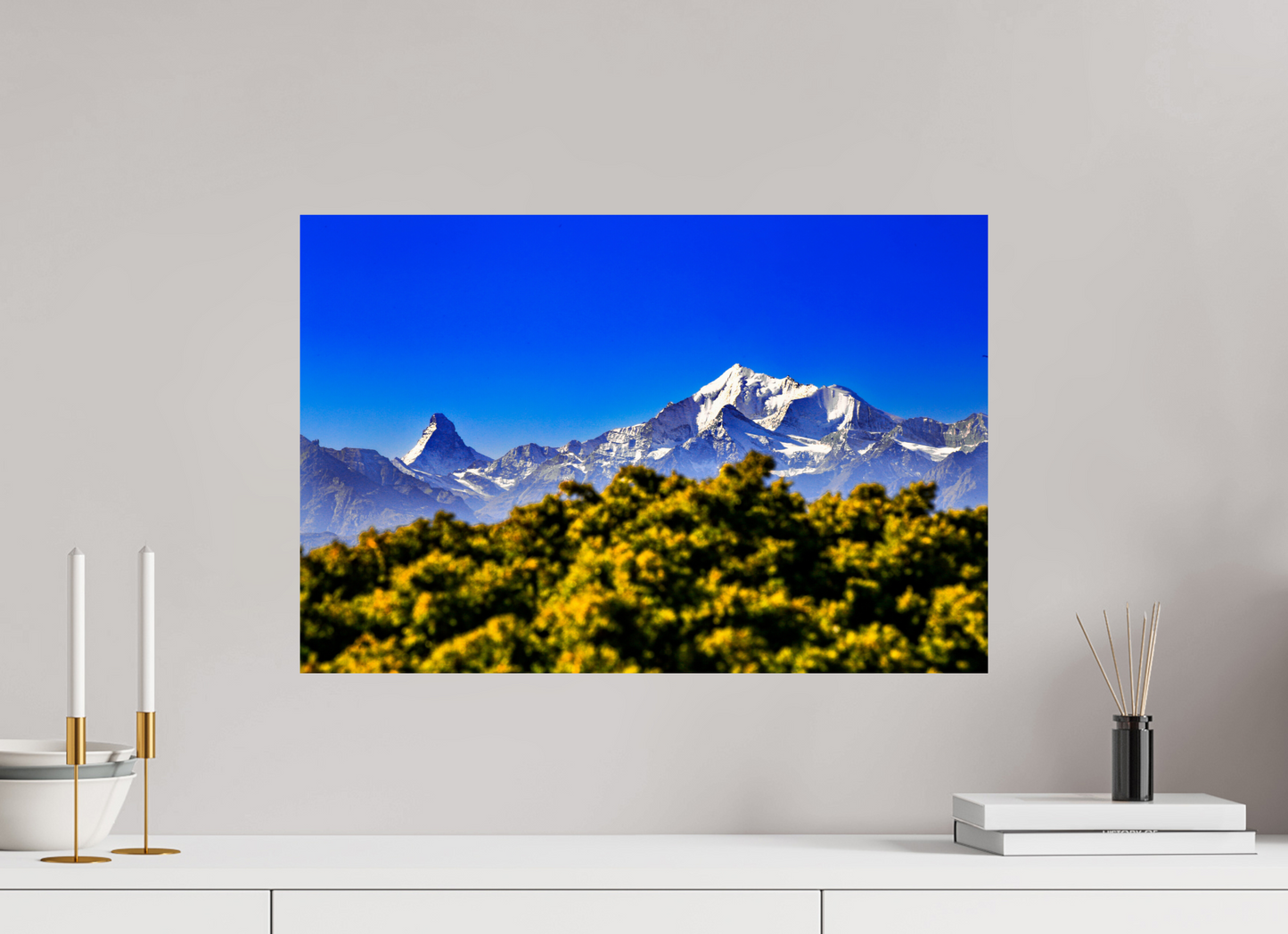 60 x 40 cm, Alu-Dibond Matterhornblick