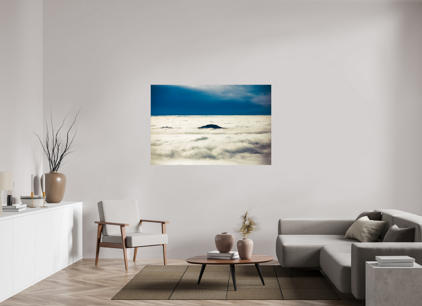 150 x 100 cm, Alu-Dibond Eine Insel im Schwarzwald