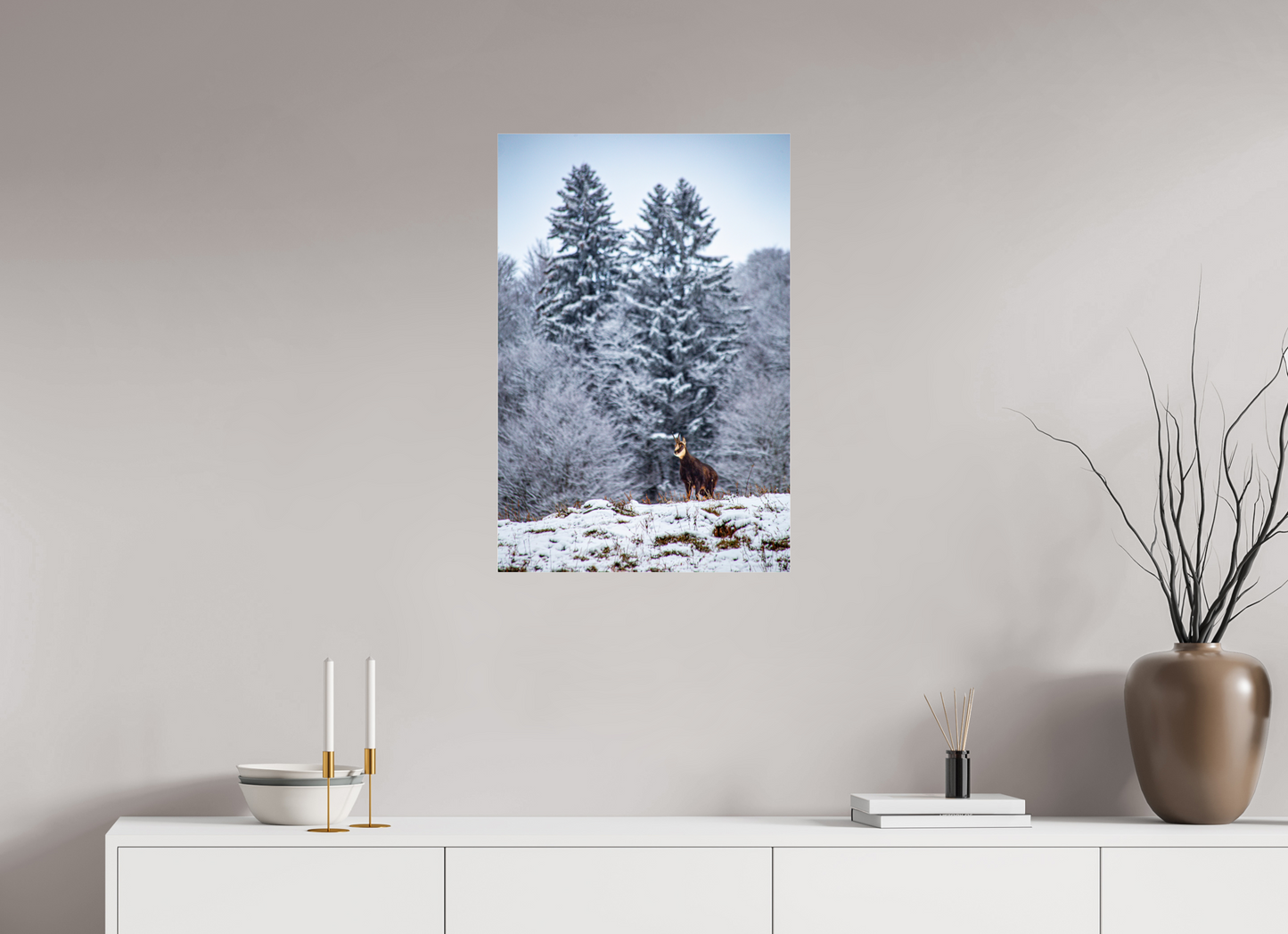 50 x 75 cm, Photo Print Under Acrylic Glass Gams am Belchen