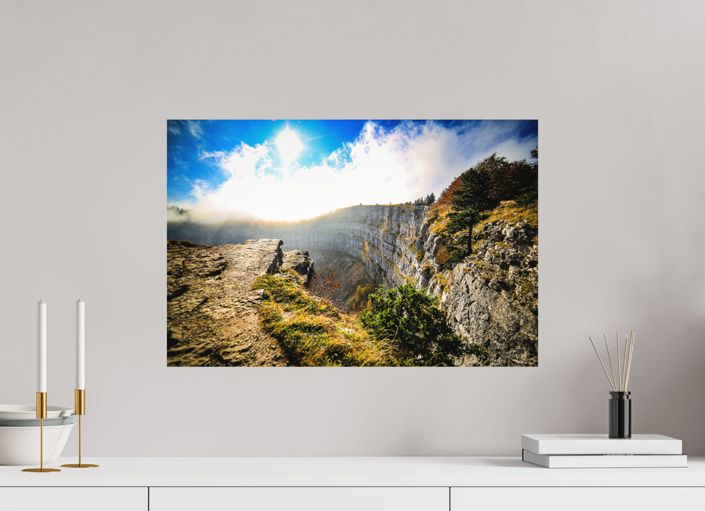 60 x 40 cm, Fine Art Print Creux du van