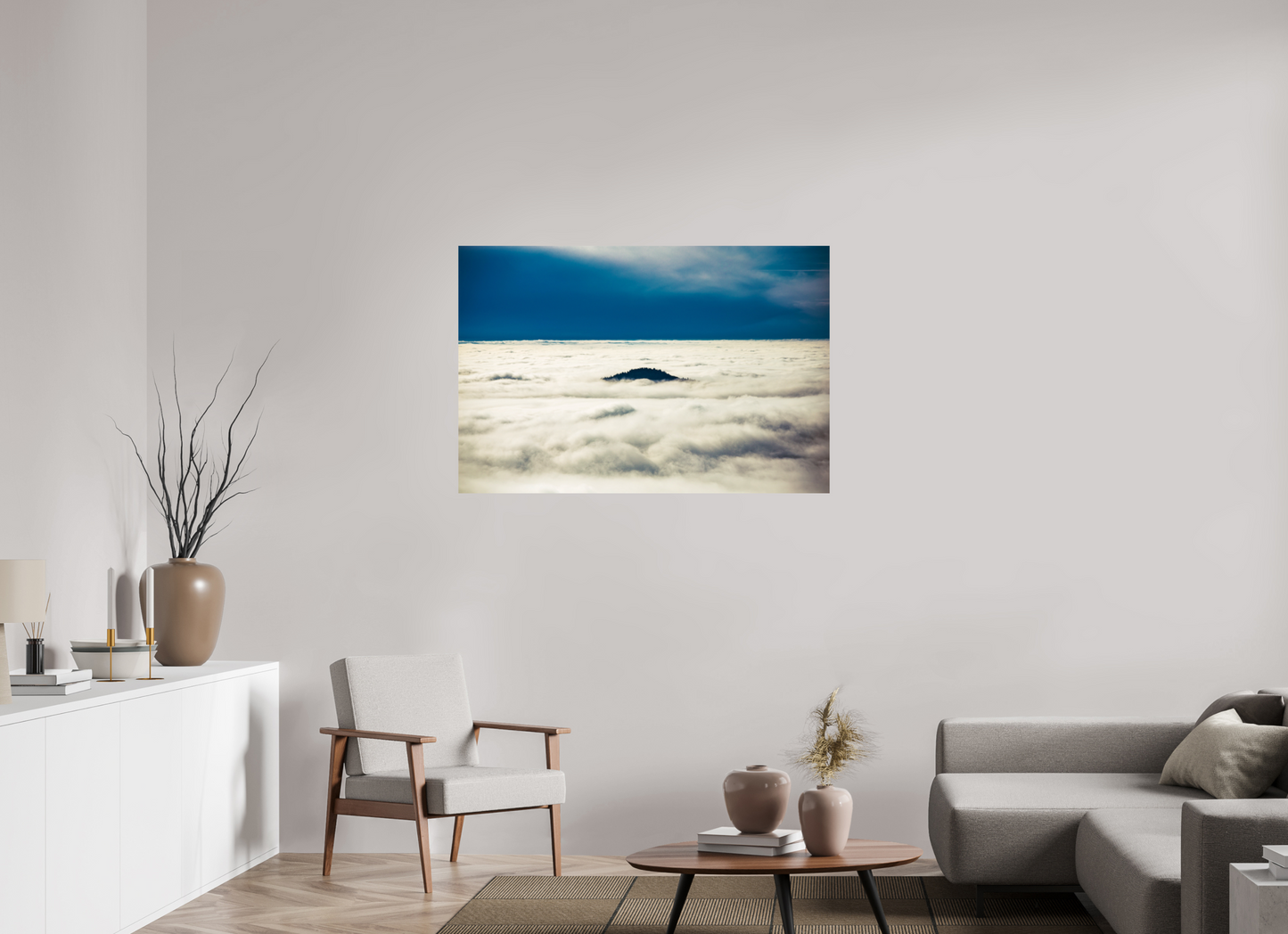 120 x 80 cm, Alu-Dibond Eine Insel im Schwarzwald