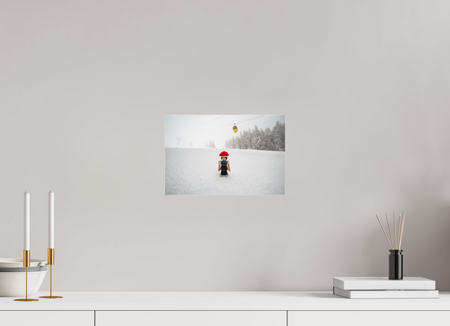 30 x 20 cm, Photo Print Under Acrylic Glass Schwarzwaldmarie am Belchen