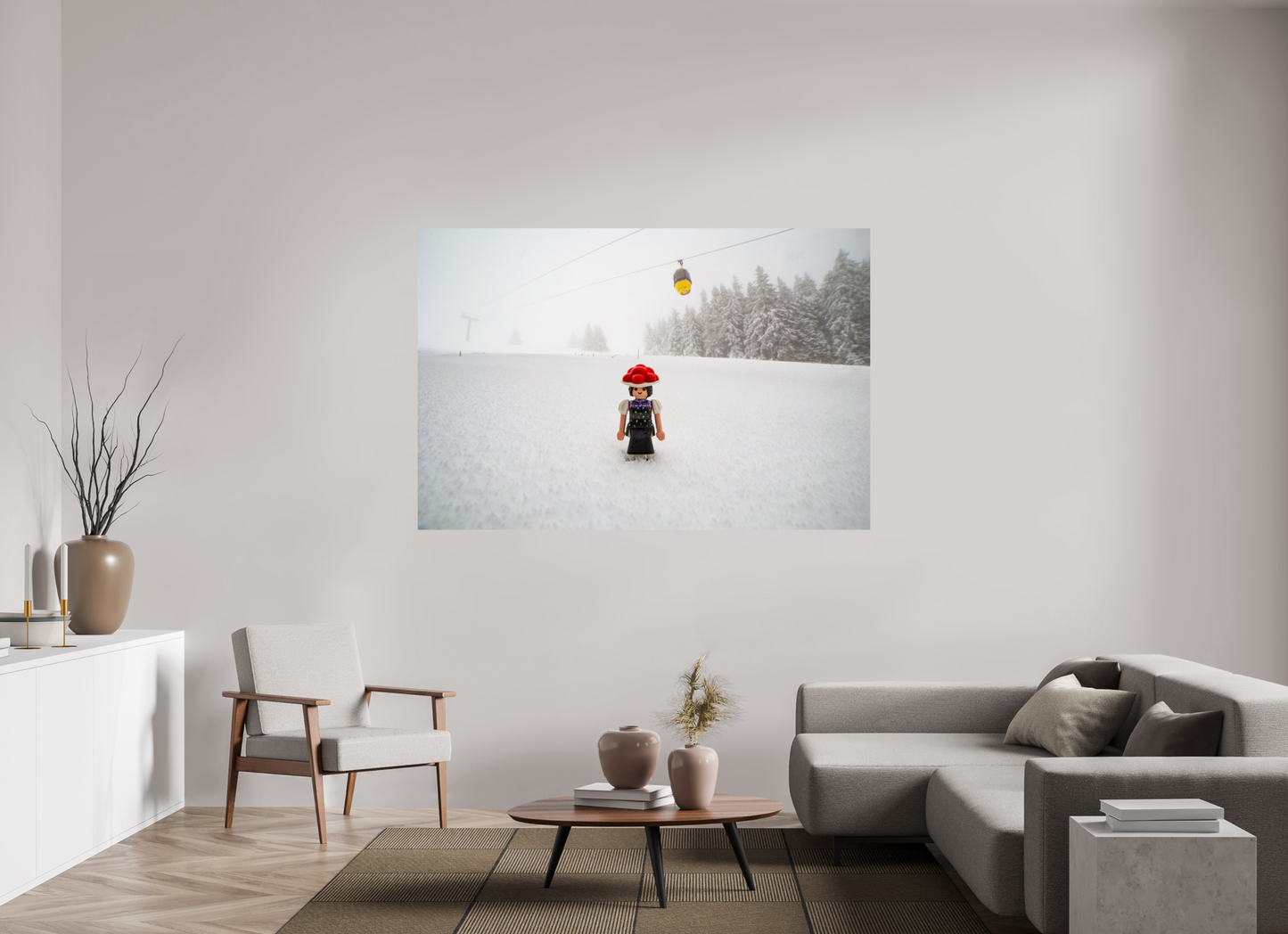 180 x 120 cm, Alu-Dibond Schwarzwaldmarie am Belchen