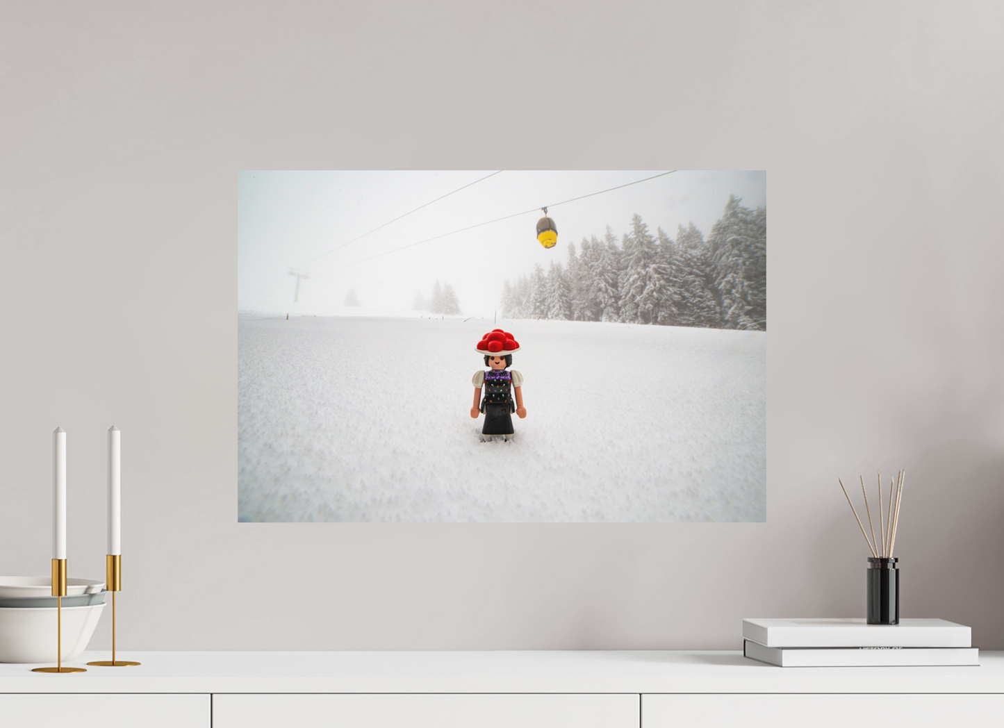 60 x 40 cm, Fine Art Print Schwarzwaldmarie am Belchen