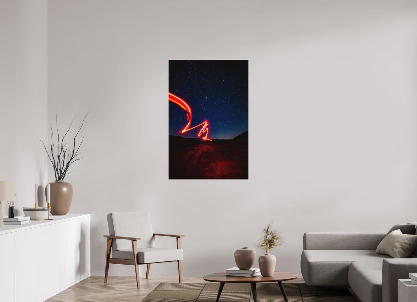 80 x 120 cm, Fine Art Print Schwarzwälder Nacht