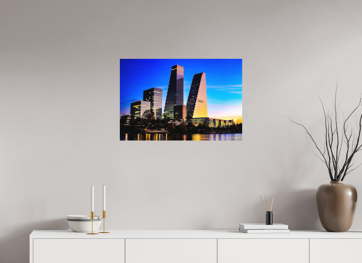 75 x 50 cm, Fine Art Print Roche-Türme im Morgenlicht
