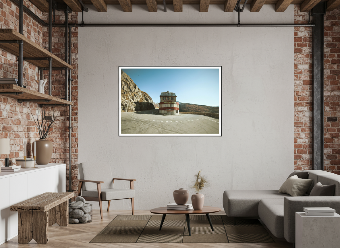 Hotel Belvedere, Furkapass (Wes Anderson Stil) (exklusive line)