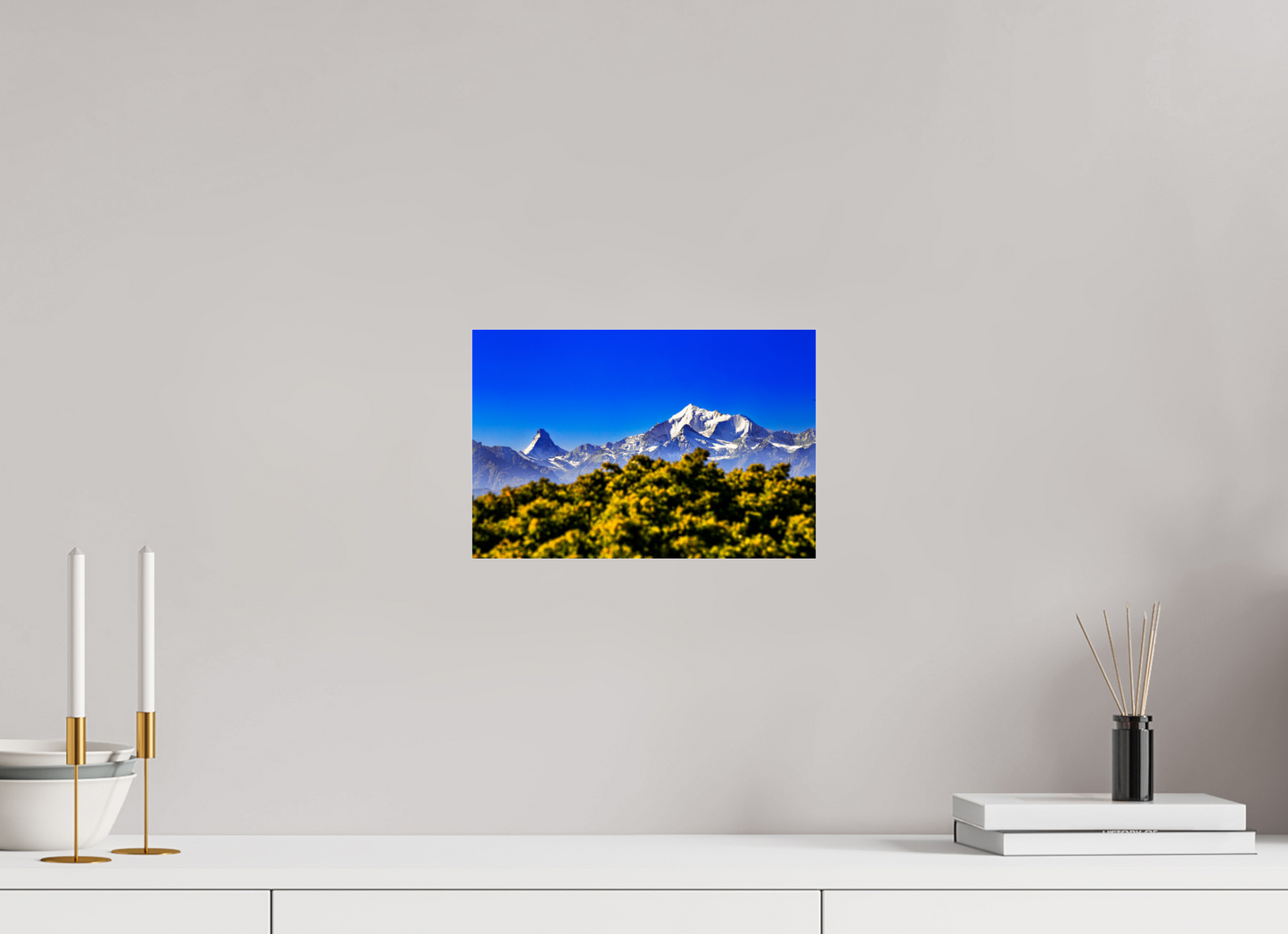 30 x 20 cm, Photo Print Under Acrylic Glass Matterhornblick