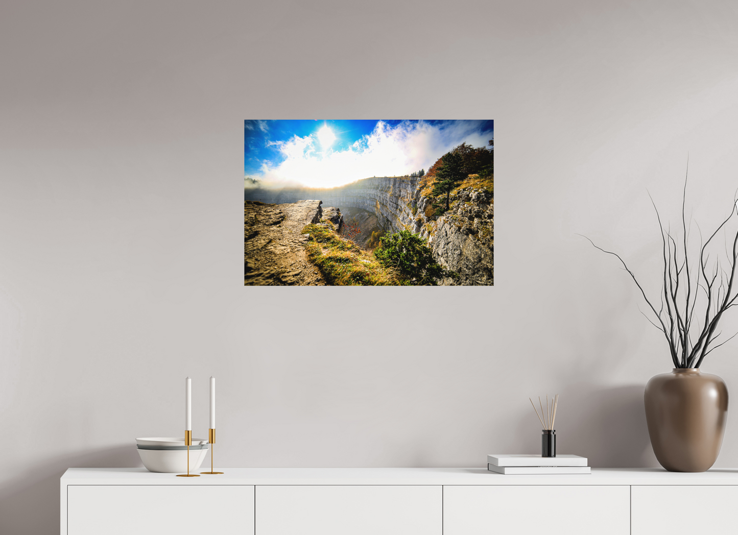 75 x 50 cm, Fine Art Print Creux du van