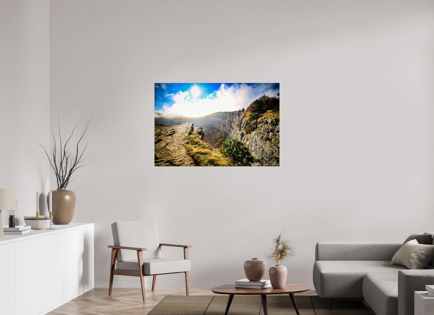 120 x 80 cm, Photo Print Under Acrylic Glass Creux du van