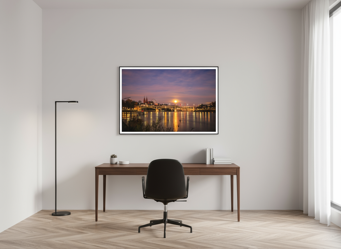 Supermond über Basel