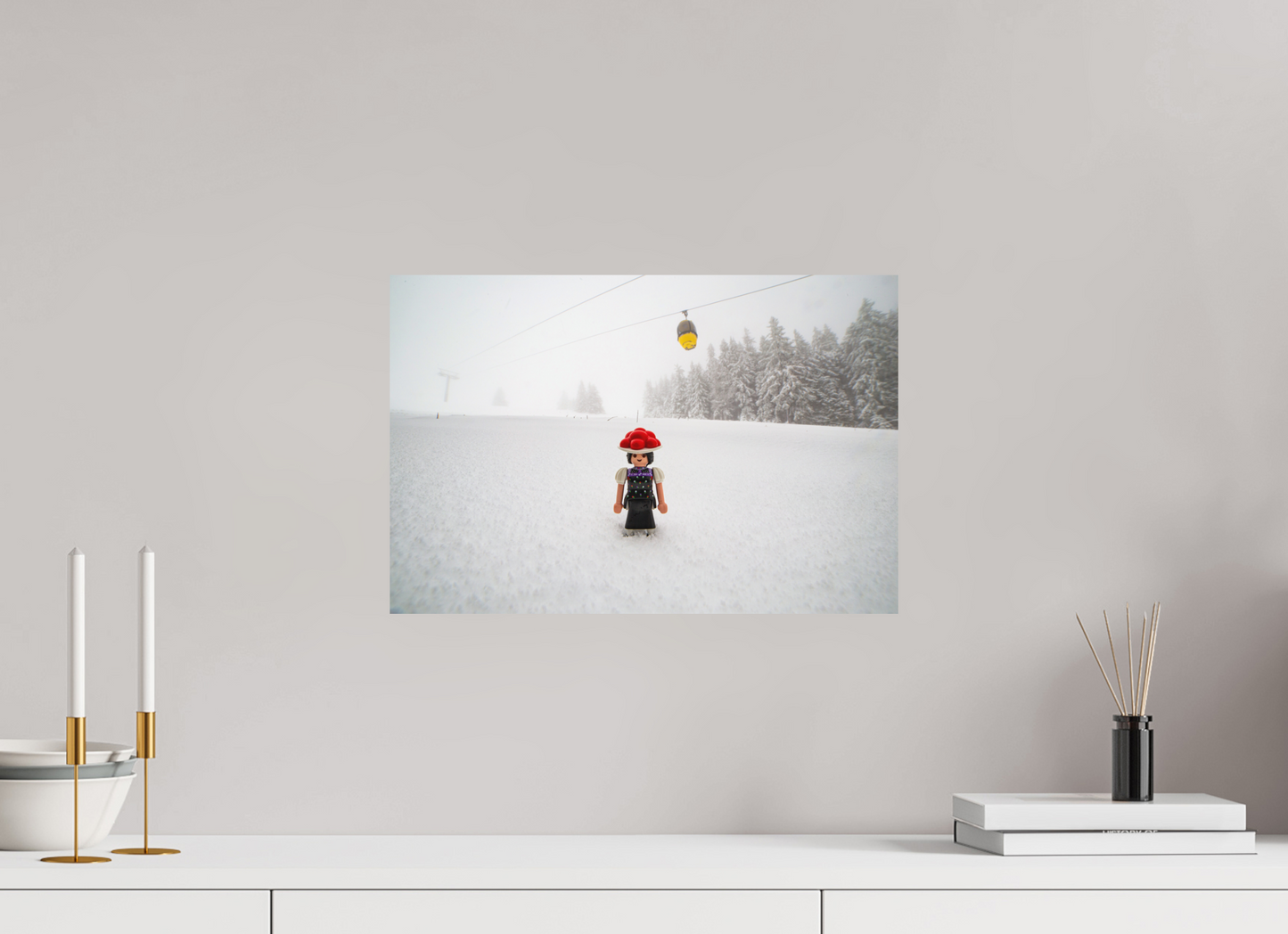 45 x 30 cm, Fine Art Print Schwarzwaldmarie am Belchen