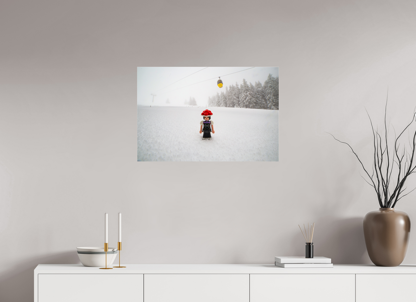 75 x 50 cm, Photo Print Under Acrylic Glass Schwarzwaldmarie am Belchen