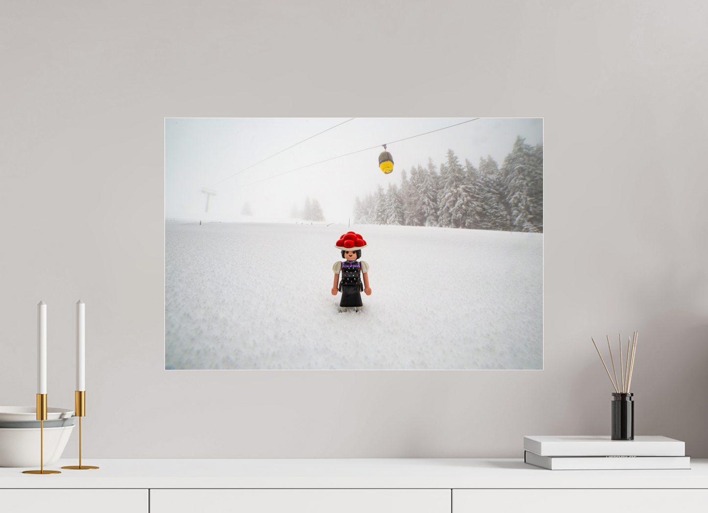 60 x 40 cm, Photo Print Under Acrylic Glass Schwarzwaldmarie am Belchen