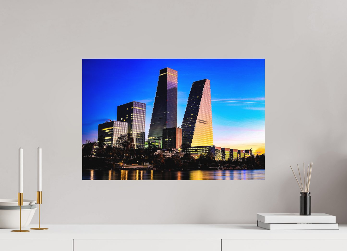 60 x 40 cm, Fine Art Print Roche-Türme im Morgenlicht