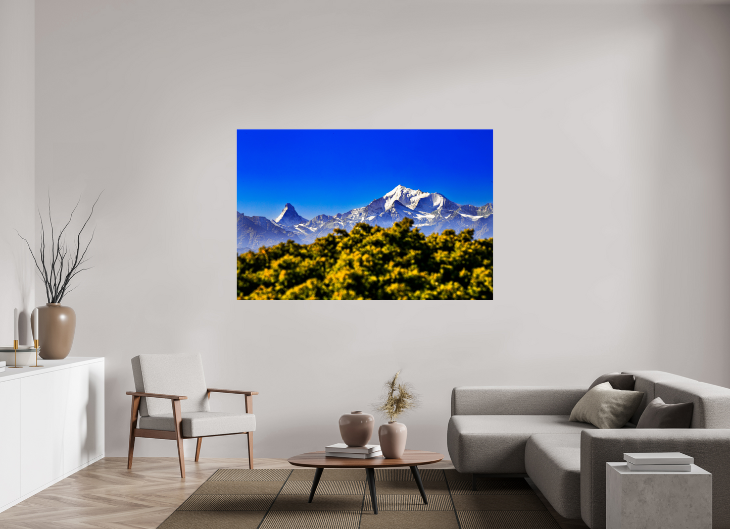 180 x 120 cm, Photo Print Under Acrylic Glass Matterhornblick