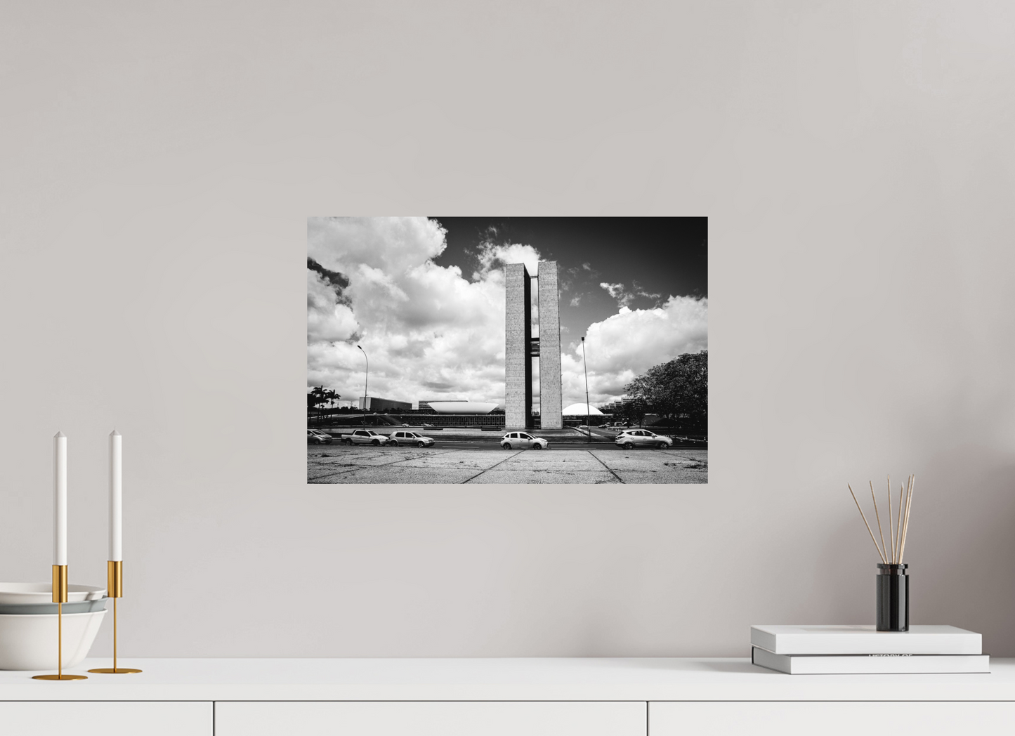 45 x 30 cm, Fine Art Print Praça dos três poderes