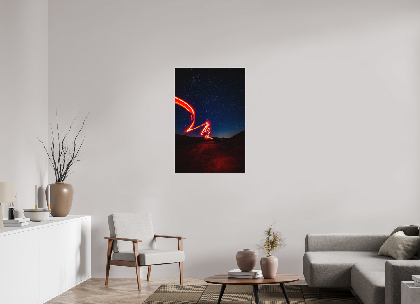 70 x 105 cm, Fine Art Print Schwarzwälder Nacht