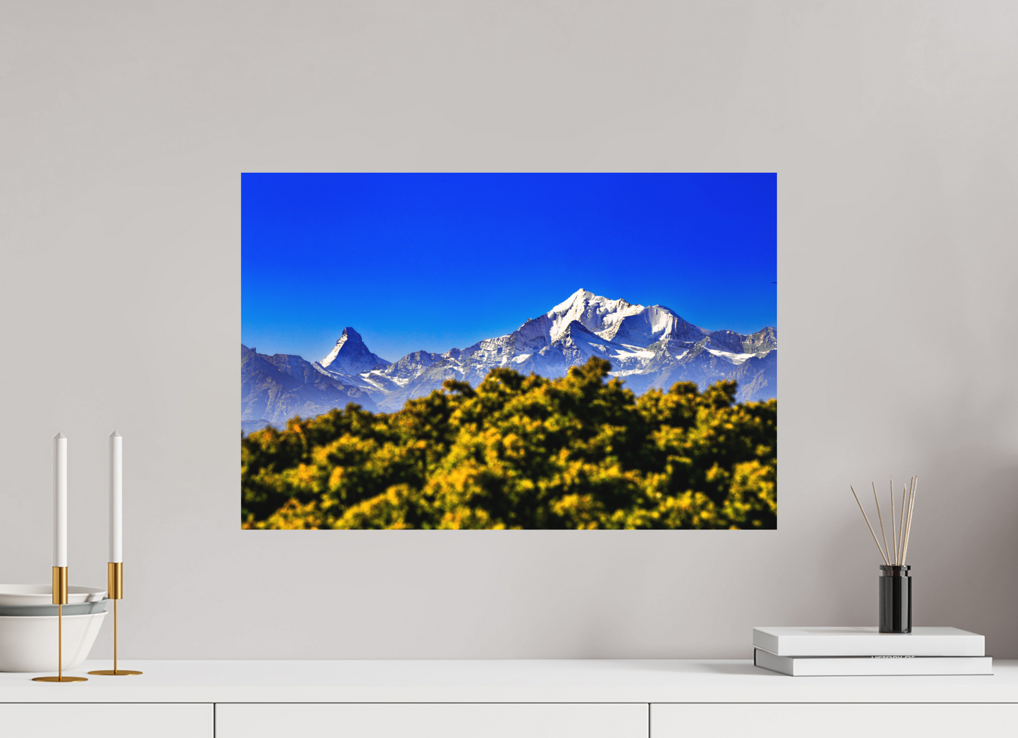 60 x 40 cm, Fine Art Print Matterhornblick