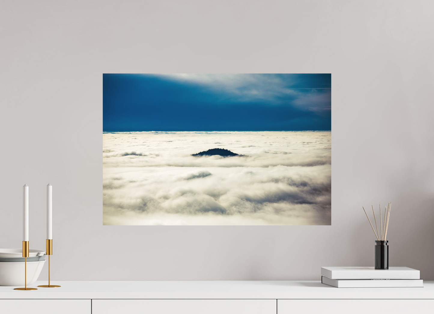 60 x 40 cm, Fine Art Print Eine Insel im Schwarzwald